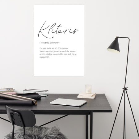 Klitoris Poster - Kleidung und Accessoires, Schreibwaren und Dekorationsartikel online kaufen - konsens.store
