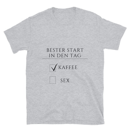 Morgenkaffee T-Shirt - Kleidung und Accessoires, Schreibwaren und Dekorationsartikel online kaufen - konsens.store